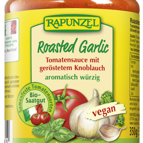 Rapunzel – Tomato Sauce Roasted Garlic Bio 330ML