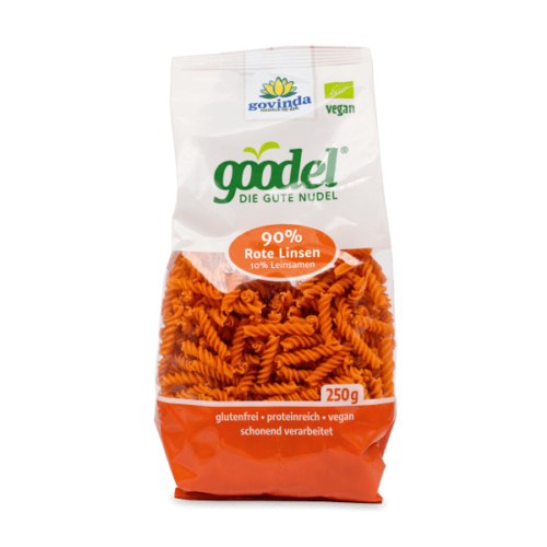 Govinda – Goodel – Red Lentil Noodles, organic, 250g