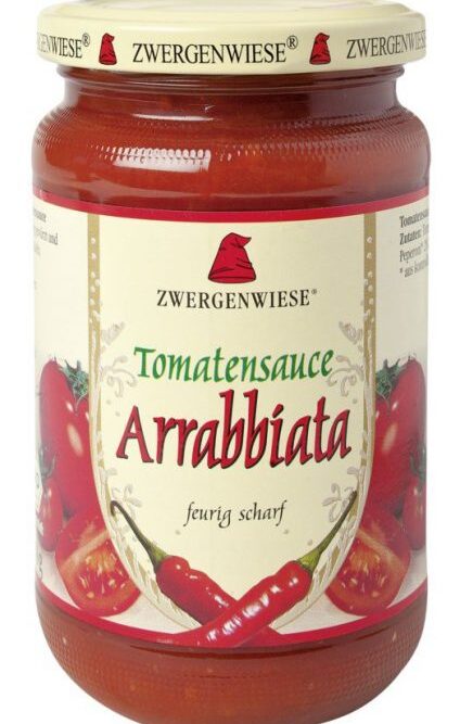 Zwergenwiese – Tomato sauce Arrabbiata, 340ml